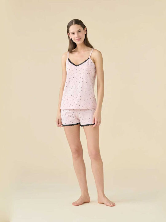 Noidinotte Summer Cotton Babydoll Pink Rose Red All