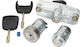 Ford Mondeo Mk3 00-07 Set Vorderseite Links Türschloss Einsätze + Kofferraumdeckel + Zündschalter 3 Stück Set
