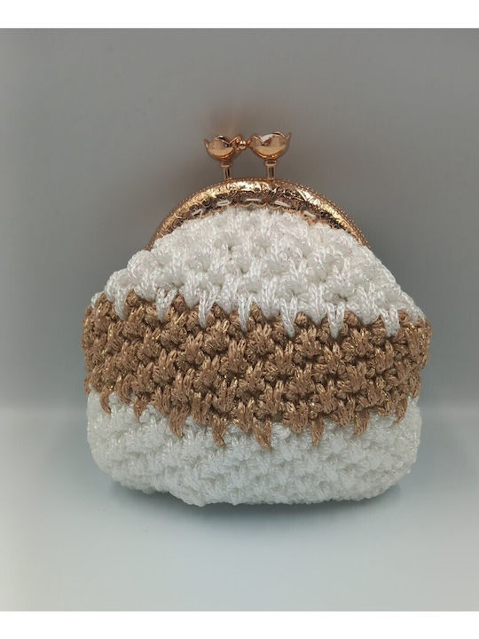 Kleines Damenbrieftasche Weiß