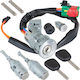 Citroen C3 I 2002 Complete Ignition Switch + 2x Door Lock Cylinder + Trunk Lock Cylinder 4 Pcs Set