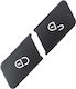 Mercedes E W212 S212 C207 A207 09-16 Front Left Door Lock Switch Covers Buttons 2 Pcs Set