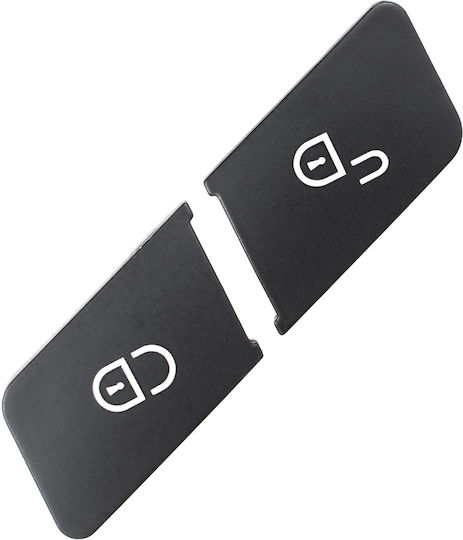 Mercedes E W212 S212 C207 A207 09-16 Front Left Door Lock Switch Covers Buttons 2 Pcs Set