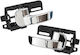 Nissan Qashqai 2007 Front = Rear Interior Door Handle Chrome Left + Right 2pcs Set