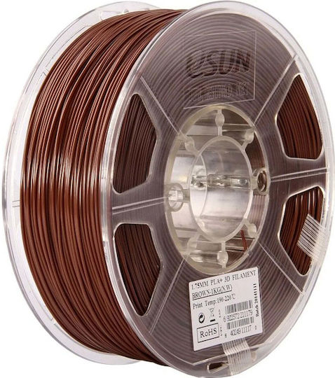 Esun PLA+ 3D Printer Filament Brown 1kg