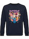 Kinder-Sweatshirt French Navy Kpop Demon Hunters Huntrix Sommerausgabe Wassermelone