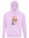 Kinder-Sweatshirt mit Kapuze Creamy Rosa Kpop Demon Hunters Huntrix Sommer Strand Bereit