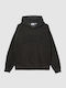 Pigment Sweatshirt with Hood Pigment Stretch Limo