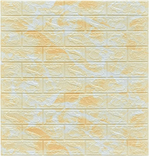 Panouri Decorative 3d Spumă Autoadeziv Galben 70x77cm 10 Bucăți Panouri Decorative 3d Spumă Autoadeziv Galben 70x77cm 10 Bucăți