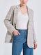 Bill Cost Sacou Dama Lung Din Tweed Bej