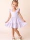 Girls Sleeveless Lilac Dress G109