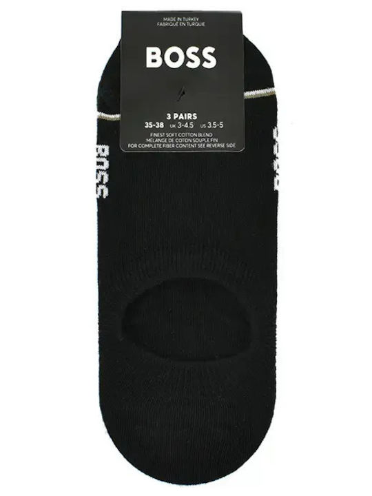 Boss Дамски Чорапи Черни 3Pack