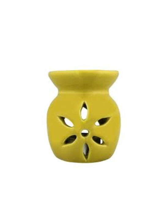 Προιόντα Γαία Ceramic Oil Burner Βάση Έλαια Κίτρινο