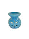 Προιόντα Γαία Ceramic Oil Burner Διάφορα Χρώματα Γαλάζιο