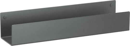 Sanco SH-0502-W45-M118 Wandmontiertes Badezimmerregal Metallisch Grau
