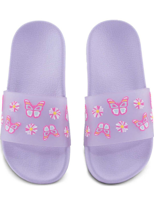 Love4shoes Kids' Flip Flops Slides Purple