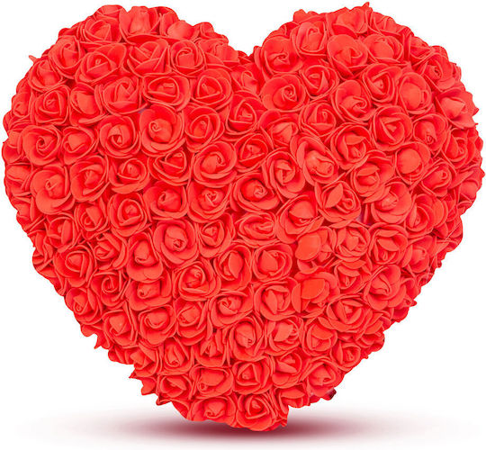 40 Cm Rote Rose Herz Romantisches Valentinstag Jubiläum Geschenk Elegante Dekoration