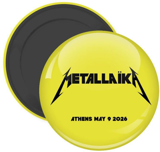 Metallaika Μαγνητάκι Ψυγείου Στρογγυλό Διάστασης 5cm
