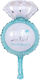 Hochzeitsballon Folie Blau 46cm