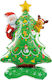 Alista Home Weihnachts-Folie Luftballon Jumbo Grüne 117cm