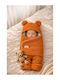 SteweHome Cotton Orange Blanket