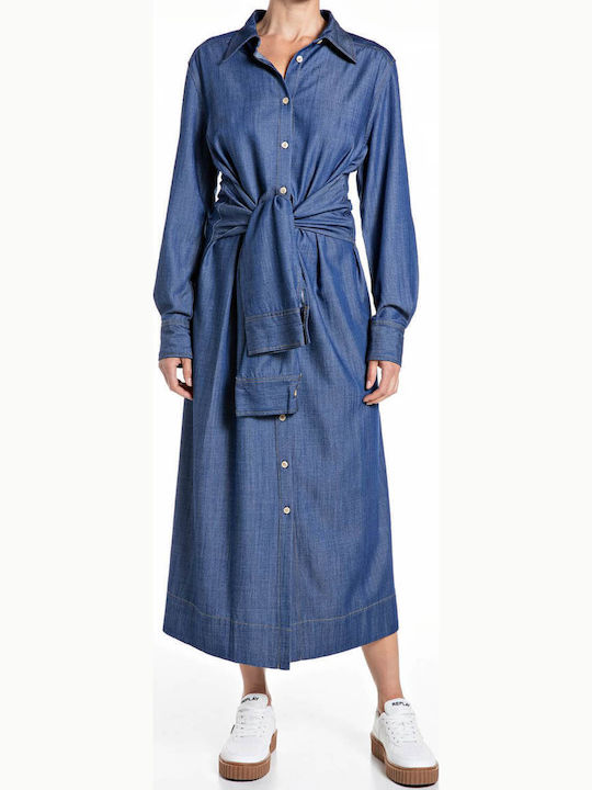 Replay Denim Dress All Day Blue