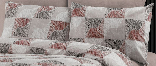 Dimcol Pillowcases with Envelope Cover Red-Black 50x70cm 33311647074