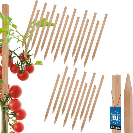 Kotarbau Araci Din Lemn Pentru Roșii Legume Suport Grădină Pomii Arbuști 25 Cm Set 25 Bucăți