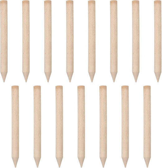 Kotarbau Buchenholz Pflanzenspieße Unterstützung Tomaten Gemüse Bäume 30 Cm Set 15 Stück