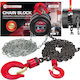 Forcekraft Strong Hand Chain Winch 1 Ton Capacity 3m Chain