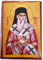 Image of Saint Nektarios Height × Width 10cm X 7cm