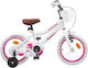 vidaXL 16" Kids' BMX Bicycle White