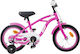 vidaXL Bicicletă Copii BMX 14" Roz