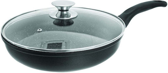 Orion Grande Aluminum Pan with Lid with Non-Stick Interior Coating 28cm