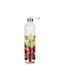 Orion Glass Water Bottle With Screw Lid Transparent 1000ml