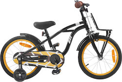 vidaXL 16" Kids' Bicycle BMX Black
