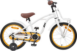 vidaXL 16" Παιδικό Ποδήλατo BMX Λευκό