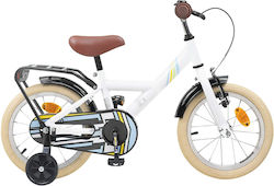 vidaXL 14" Детско Колело BMX Бяло