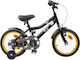 vidaXL 12" Детско Колело BMX Черно
