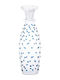 Pom Glass Serving Decanter with Blue Stopper 950ml