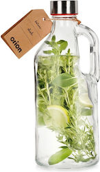 Orion Glass Wine Serving Decanter 25cm with Stopper Transparent 1150ml