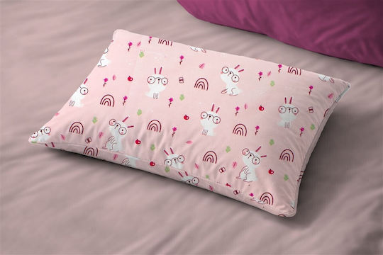 Dimcol Baby Kissenbezug Rosa 45x35cm