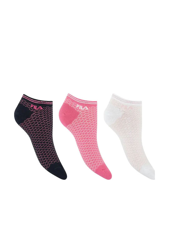 FILA Invisible Șosete Sport Multicolore 3 Perechi