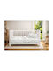 Dimcol Baby Duvet Cover Bebe White Grey 120x160cm