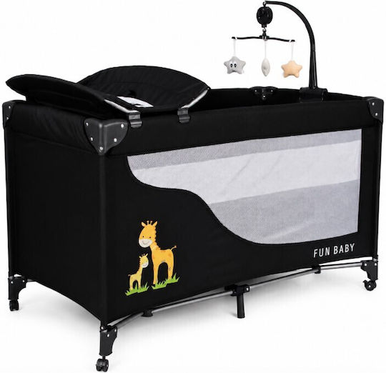 Fun Baby Laufstall Mit 2 Ebenen 62x125cm