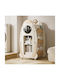 Plastic Floor Bookcase Brown 63x63x115cm