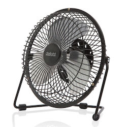 Ventilator De Birou Mini USB 5V Compact Reglabil Silențios Metalic 18 Cm
