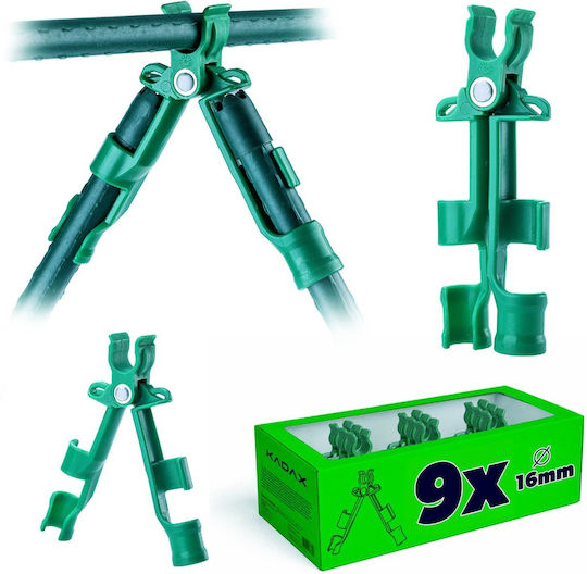 Kadax Verstellbarer Tropfbewässerungsarmatur Gartenpfähle 16 Mm 9 Stück
