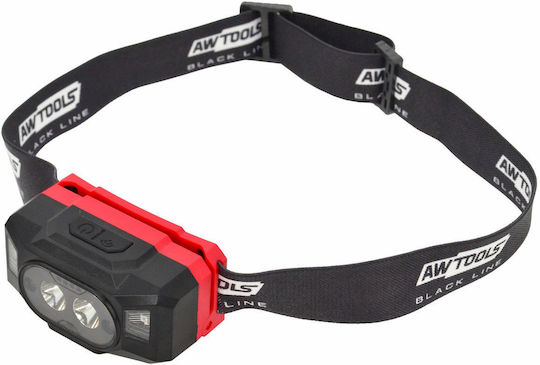 AWTools Επαναφορτιζόμενος Φακός Κεφαλής LED με Μέγιστη Φωτεινότητα 150lm