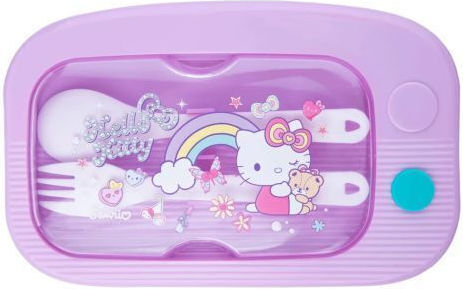Coolpack Kunststoff Kinderlebensmittelbehälter Abendessen-Set Hello Kitty 1,1 Liter