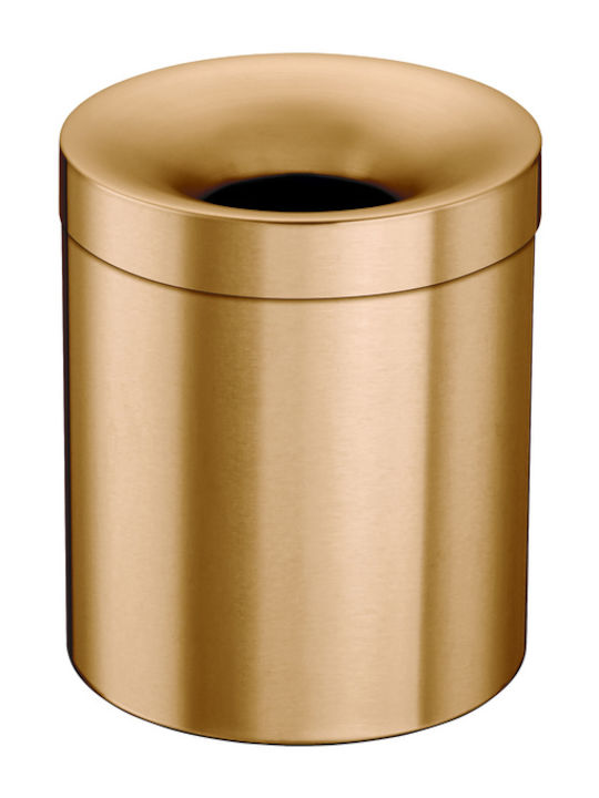 Sanco Metallischer Badezimmerbehälter 5lt Bronze